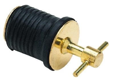 Seachoice - Twist-lock Brass Drain Plug - 1-1/4" - 18861
