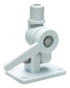 Seachoice - Seachoice Nylon Antenna Ratchet Mount - White - 19501