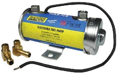 Seachoice - Gold-flo High Performance Electronic Fuel Pump Kit Includes 74 Micron Filter 5.5-4 Psi, 34 Gph - 20301