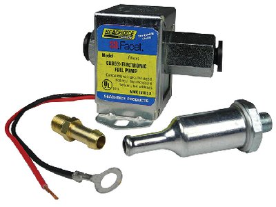 Seachoice - 12v Cube Electronic Fuel Pump Kit Includes 74 Micron Filter - 20311