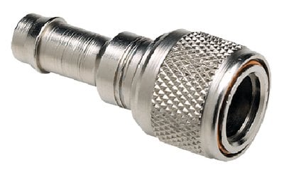 Seachoice - Deluxe Fuel Connector For Chrysler/force - Chrome Plated Brass - Female Hose Fitting - 3/8" Barb - 20701