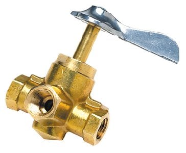 Seachoice - Three Way Fuel Line Valve - Brass - 1/4" NPT - 20751