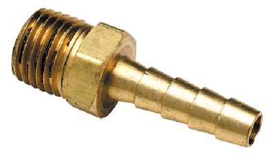 Seachoice - Brass Male Hose Barb - 1/4" Hose x 3/8" Thread - 20771