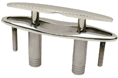 Seachoice - Stainless Steel Pull Up Cleat with Studs - 6" - 30051