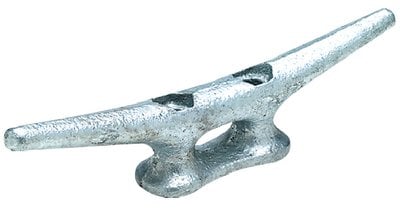 Seachoice - Open Based Galvanized Dock cleat - 4" - 30580