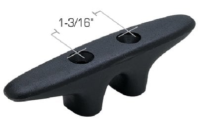 Seachoice - Black Nylon Cleat - 4-1/2" - Bulk - 30800