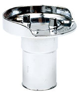 Sea Choice - Chrome Plated Zinc Gas Deck Fill With Cap (Beaded Chain Tether) For 11/2" Hose - 32041