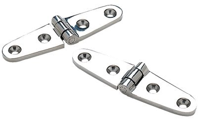 Seachoice - Stainless Steel Strap Hinges Set - 4" x 1" - 33801