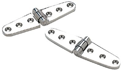 Seachoice - Stainless Steel Strap Hinges - 6" x 1-1/8" - Set - 33811