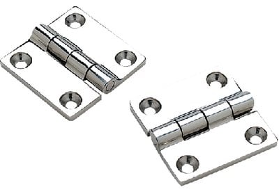 Seachoice - 316 Stainless Steel Butt Hinges - 2-Pack - 33901