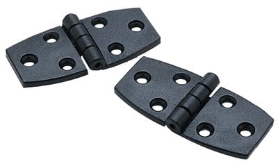 Sea Choice - Door Hinge - Black Nylon - 23/4" x 13/8" - Pair - 34141