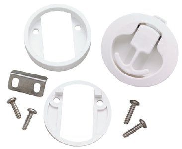 Sea Choice - White Slam Latch - 2" Diameter - 35521