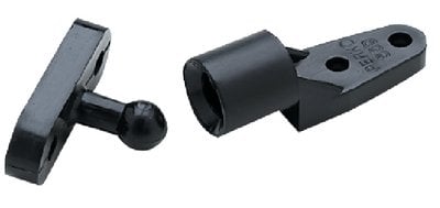 Sea Choice - Door Catch - Black Plastic - 1 Pair Per Pack - 35971