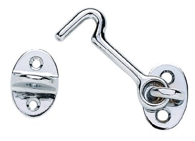 Seachoice - Cabin Door Hook - Chrome Plated Brass - 2" - 36121