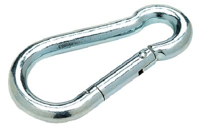 Sea Choice - Safety Spring Hook - Zinc Plated - 3/8" X 4" - 36831