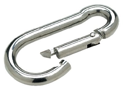 Sea Choice - Stainless Steel Safety Spring Hook - 1/4" x 2-1/2" - Bulk - 36850