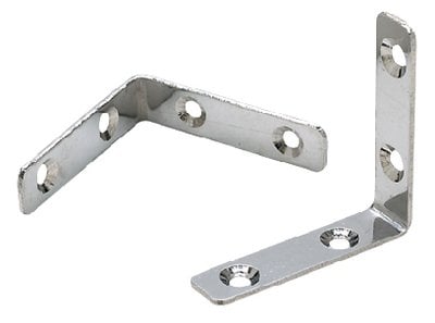 Sea Choice - Stainless Steel 90 Degree Angle Brackets (1 Pair Per Pack) - 37551