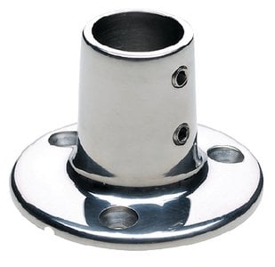 Sea Choice - Round Base Rail Fitting For 7/8" OD Tubing - 37811