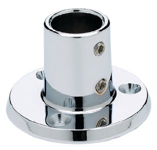 Sea Choice - Round Base Rail Fitting For 7/8" OD Tubing - 37821
