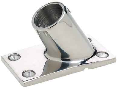 Sea Choice - Rectangular Base Rail Fitting for 7/8" OD Tubing - 37891