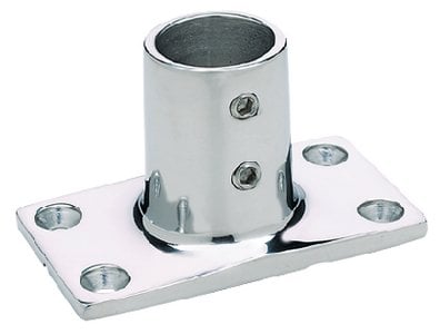 Sea Choice - Rectangular Base Rail Fitting for 7/8" OD Tubing - 37921