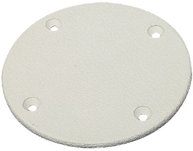 Sea Choice - Polypropylene Cover Plate - Arctic White - 4-1/8" - 39621