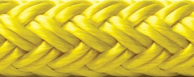 Seachoice - Double Braid Nylon Dock Line 3/8" x 15' - 39891 YELLOW