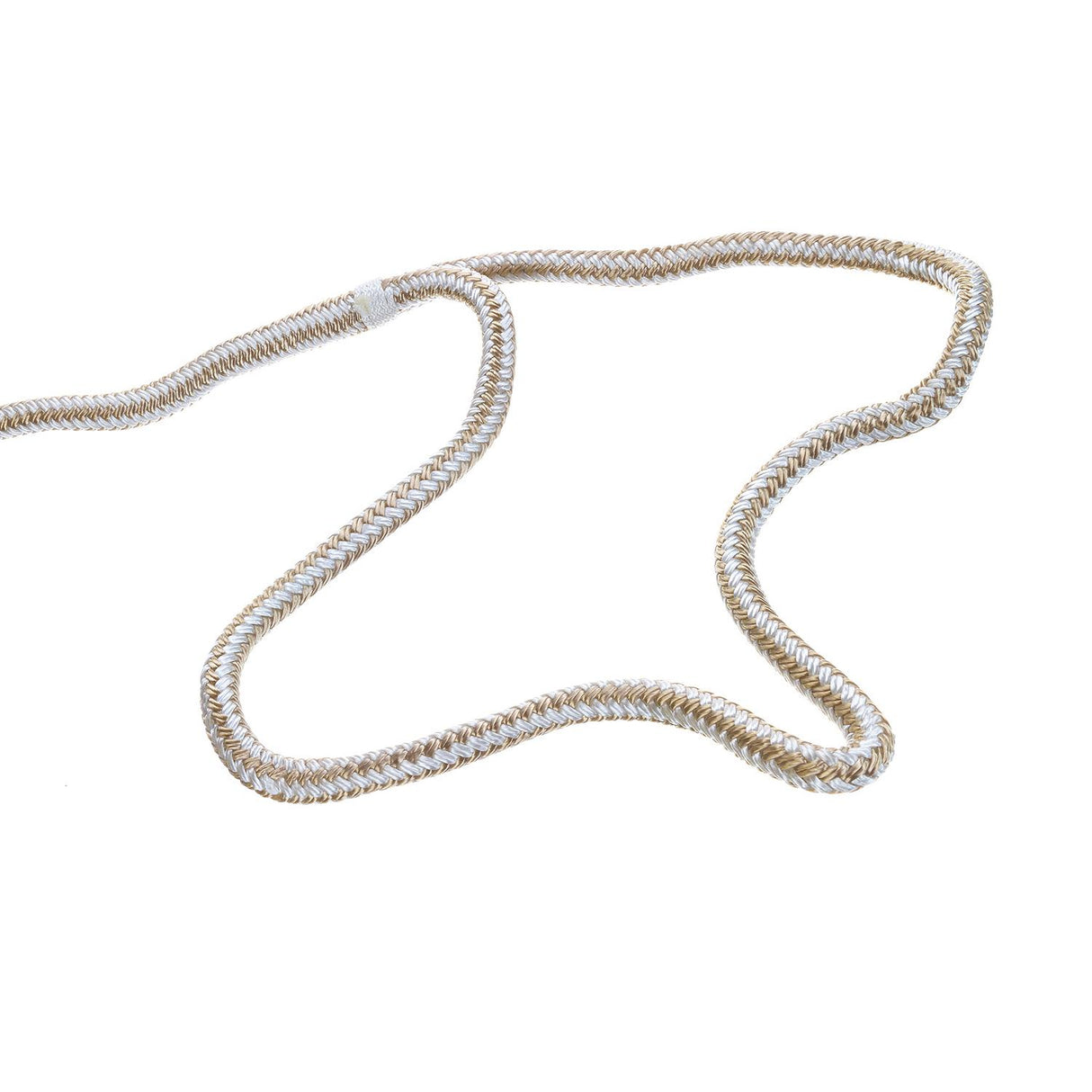 Seachoice - Double Braid Nylon Dock Line | Gold/White | 3/8" x 15' | 40011