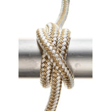 Seachoice - Double Braid Nylon Dock Line | Gold/White | 3/8" x 15' | 40011