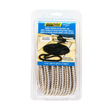 Seachoice - Double Braid Nylon Dock Line | Gold/White | 1/2" x 25' | 40041
