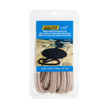 Seachoice - Double Braid Nylon Dock Line | Gold/White | 5/8" x 20' | 40071
