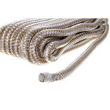 Seachoice - Double Braid Nylon Dock Line | Gold/White | 3/8" x 20' | 40081