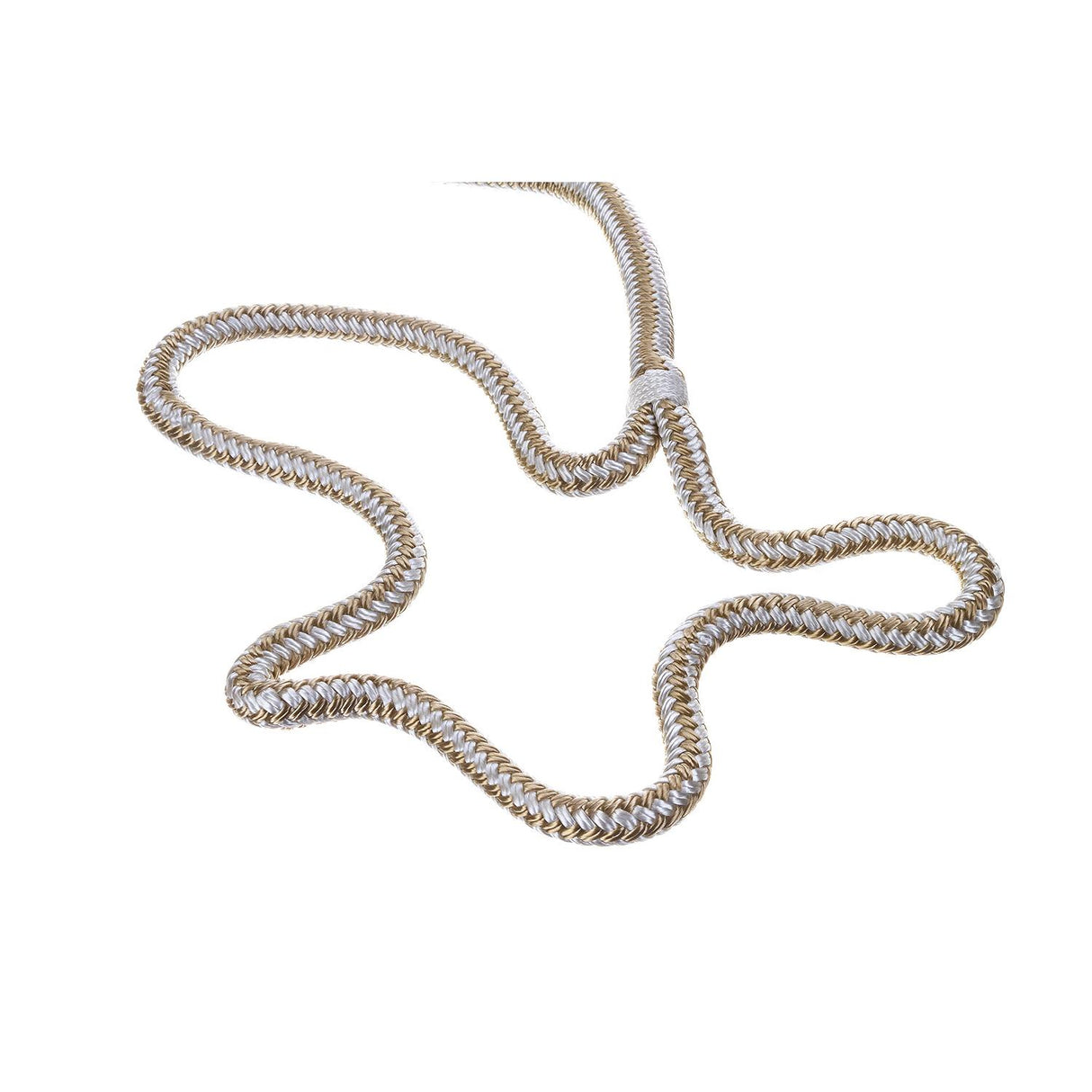 Seachoice - Double Braid Nylon Dock Line | Gold/White | 3/8" x 20' | 40081