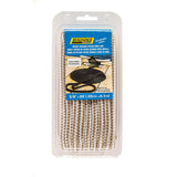 Seachoice - Double Braid Nylon Dock Line | Gold/White | 3/8" x 20' | 40081