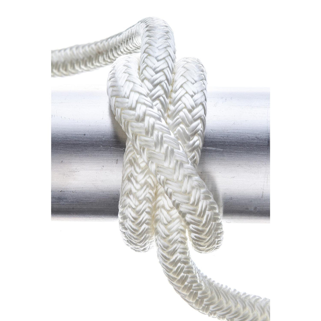Seachoice - Double Braid Nylon Dock Line | White | 3/8" x 15' | 40091