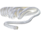 Seachoice - Double Braid Nylon Dock Line | White | 1/2" x 20' | 40121