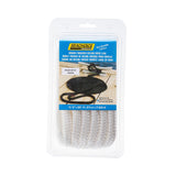Seachoice - Línea de muelle de nailon trenzado doble, 1/2" x 25' - 40131 BLANCO
