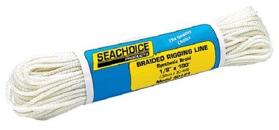 Sea Choice - Braided Utility Line 1/8" x 100'White - 40151