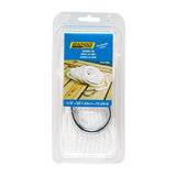 Sea Choice - Línea de anclaje de polipropileno trenzado hueco - Blanco - 1/4" x 50' - 40201