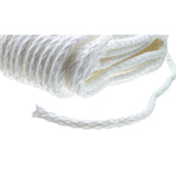 Seachoice - Hollow Braid Poly Anchor Line | White | 3/8" x 75' | 40211