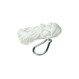 Sea Choice - Ligne d'ancre en nylon tressé solide, blanche, 3/16 po x 100 pi - 40221
