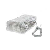 Sea Choice - Ligne d'ancre en nylon tressé solide, blanche, 3/16 po x 100 pi - 40221