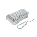 Sea Choice - Ligne d'ancre en nylon tressé solide, blanche, 3/16 po x 100 pi - 40221