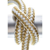 Seachoice - Double Braid Nylon Dock Line | Gold/White | 1/2" x 20' | 40241