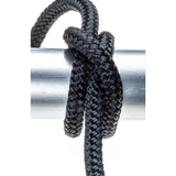 Seachoice - Línea de muelle de nailon trenzado doble - 3/8" x 20' 40271 NEGRO