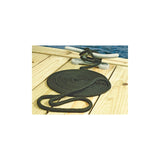 Seachoice - Línea de muelle de nailon trenzado doble, 1,9 cm x 10,6 m - 47411 DORADO/BLANCO