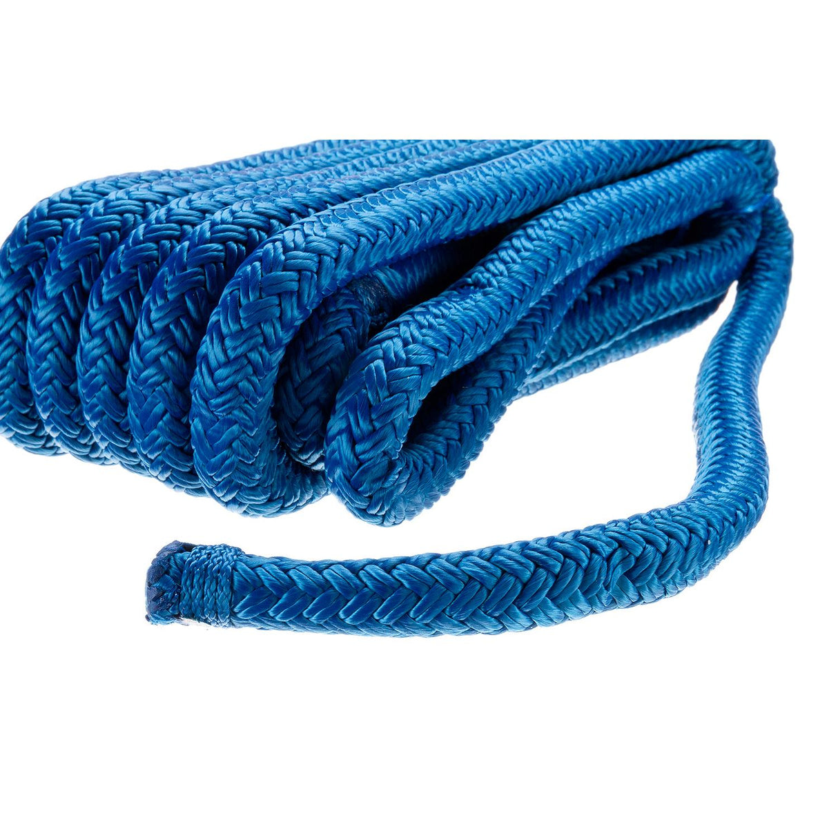 Seachoice - Línea de muelle de nailon trenzado doble, 1/2" x 15' - 40361 AZUL