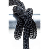Seachoice - Double Braid Nylon Dock Line | Black | 1/2" x 25' | 40381