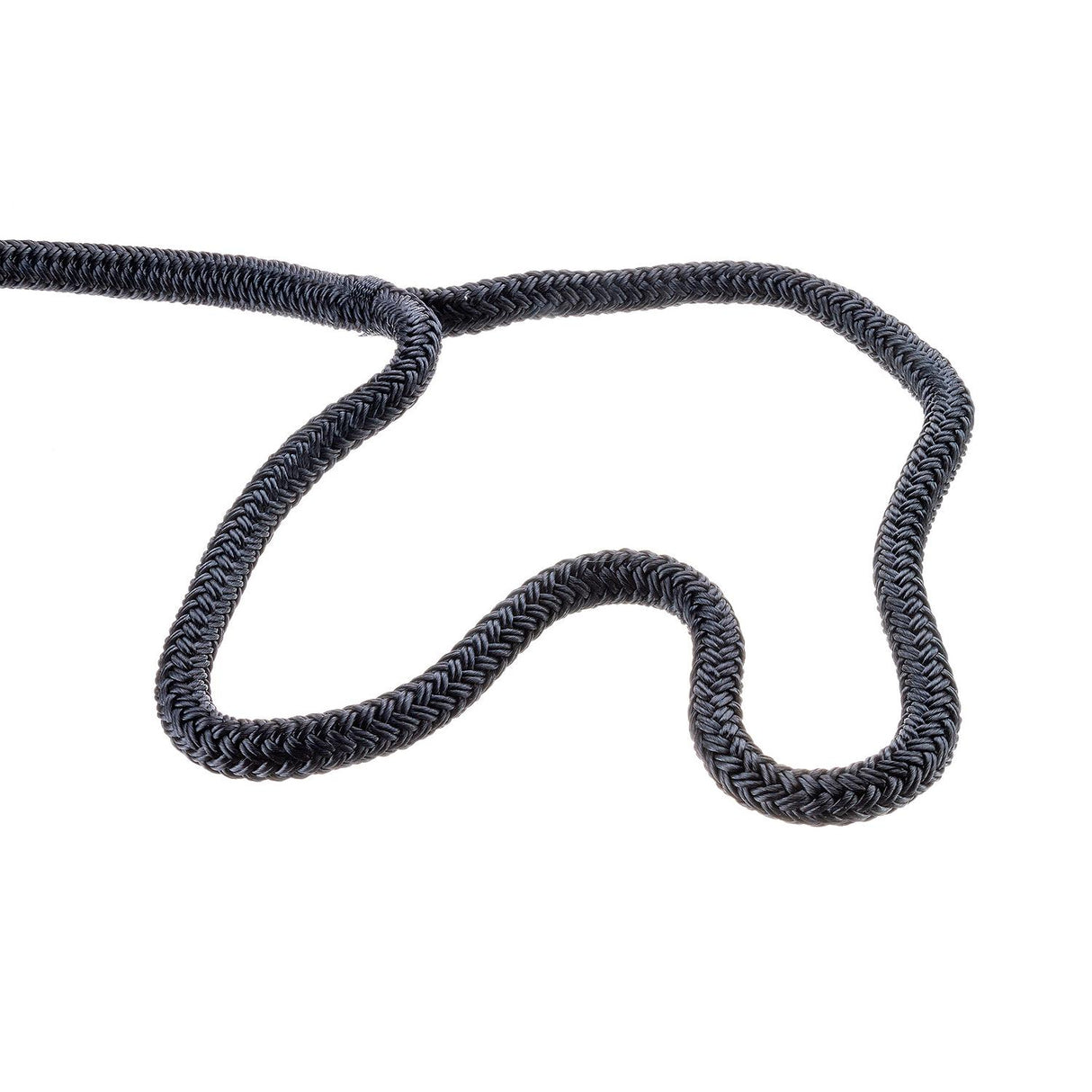 Seachoice - Double Braid Nylon Dock Line | Black | 1/2" x 20' | 40401