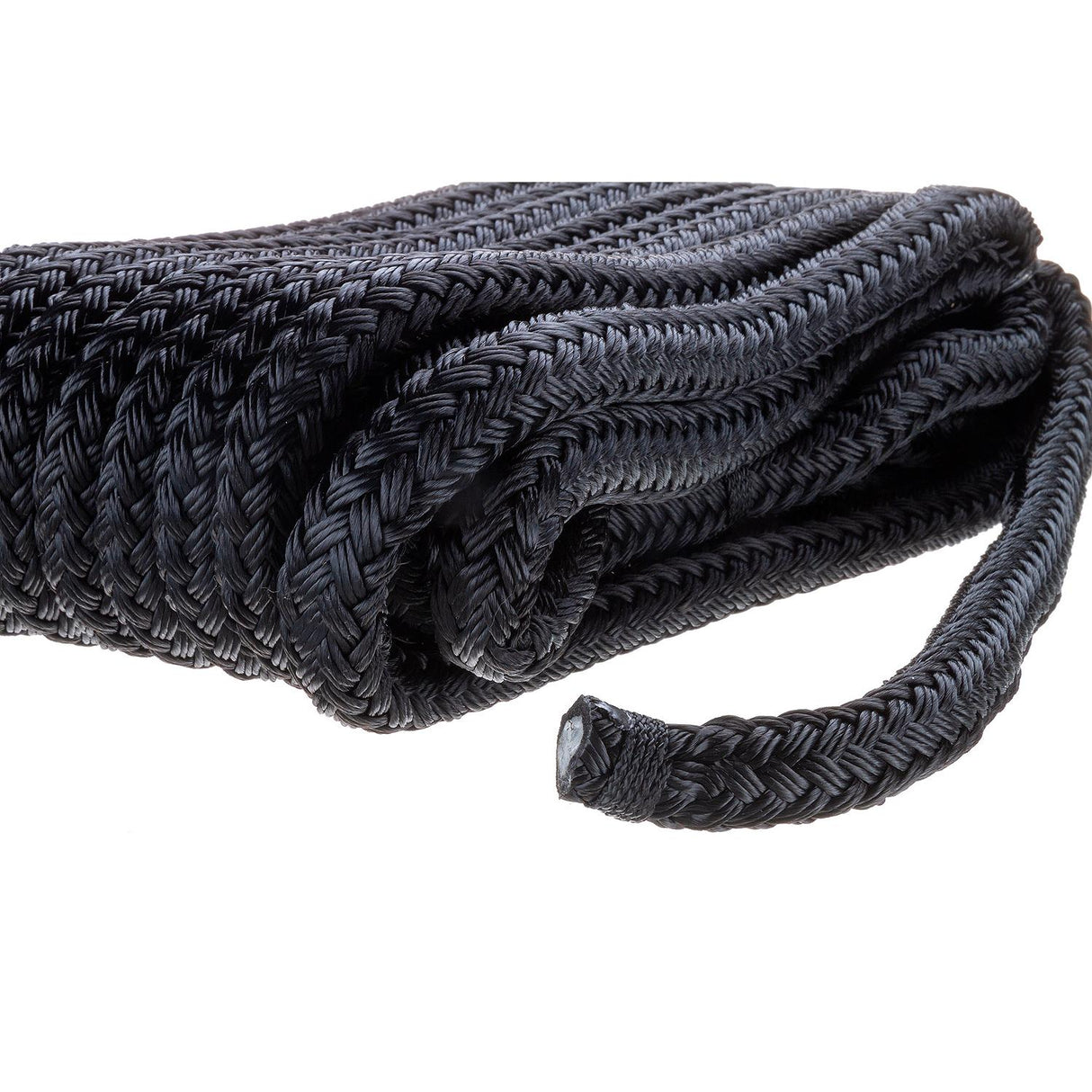 Seachoice - Double Braid Nylon Dock Line | Black | 5/8" x 35' | 40421